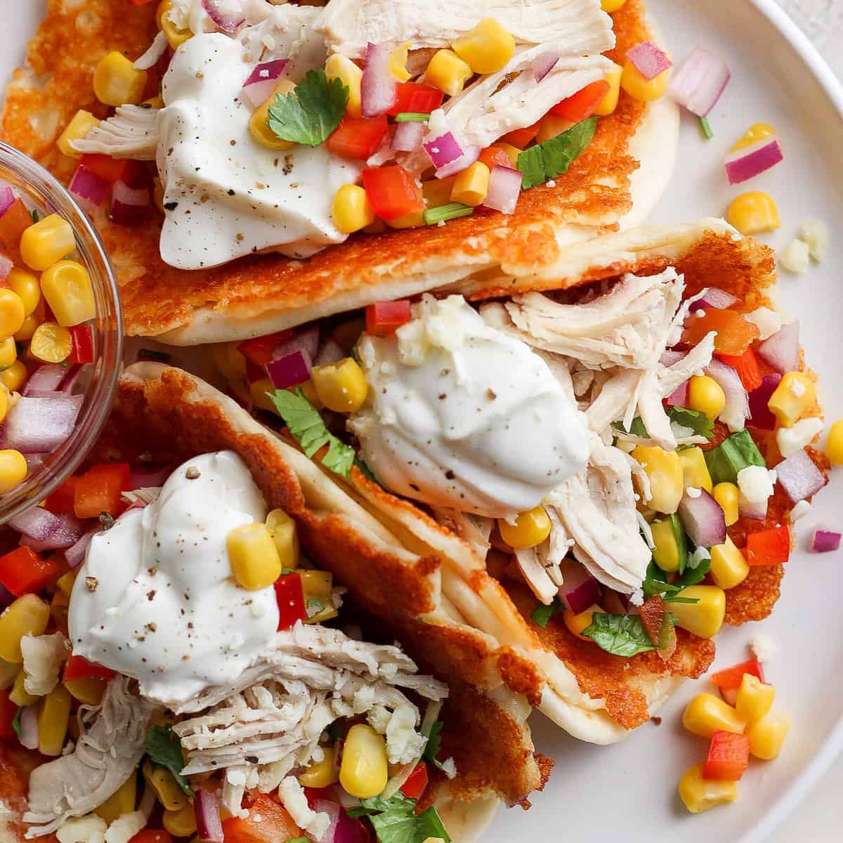 Crispy Cotija Chicken Tacos: Melted Cheese in Every Bite